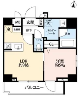 GRAND CONCIERGE 恵比寿【7階】の間取り