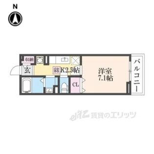 ヌーベル・ソウザ1【2階】の間取り