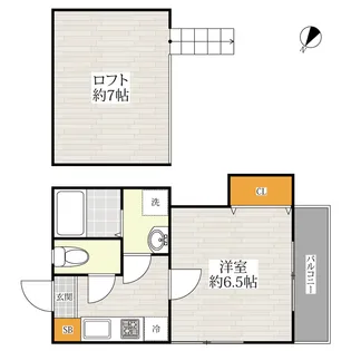 デッセ曰佐【2階】の間取り
