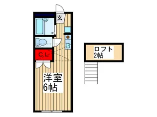 グリ-ンハイツいせはら【1階】の間取り