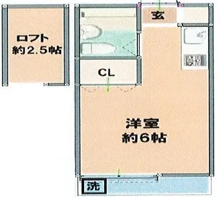 グレースサンエイ【2階】の間取り