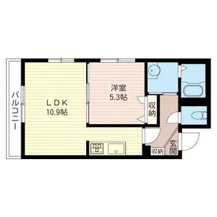エタニティコート赤坂氷川町【1階】の間取り