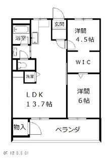 メゾンプリメール【3階】の間取り