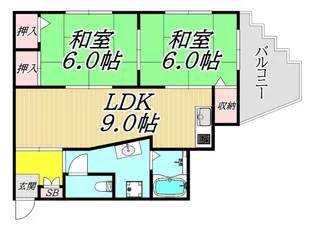 ツエルヴ福弥【3階】の間取り