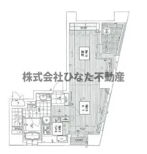 リーガル四ツ橋筋【7階】の間取り