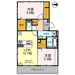 Droom嵯峨嵐山【3階】の間取り