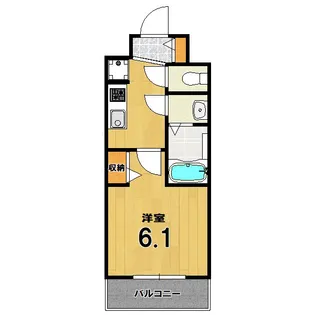 アドバンス京都エーデル【2階】の間取り