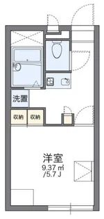 レオパレスサンブリッジVII【1階】の間取り