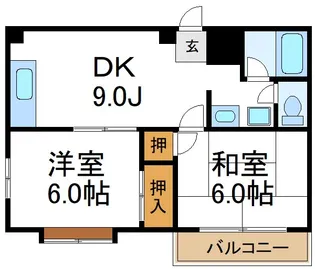 サンシルク日比谷【4階】の間取り