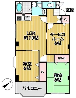 マルヨマンションIII【1階】の間取り