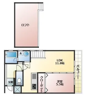 京町キングダム【4階】の間取り