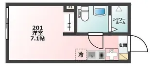 G BASE町屋EAST【3階】の間取り
