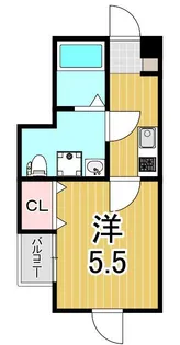 CFジオーレ北綾瀬テラス【2階】の間取り