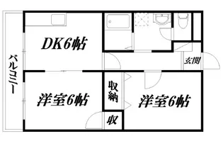 アゼリア【2階】の間取り