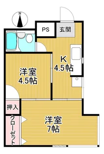 豊陸ビル【2階】の間取り