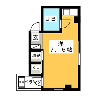 山口ハイツ【2階】の間取り