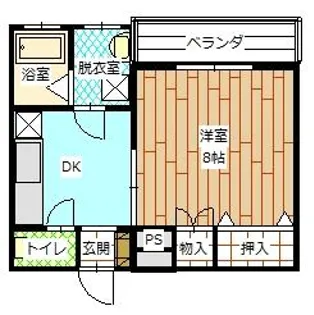 フレージュMio【3階】の間取り