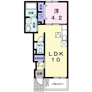 カラカル【1階】の間取り
