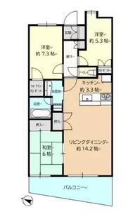 エールの丘【6階】の間取り
