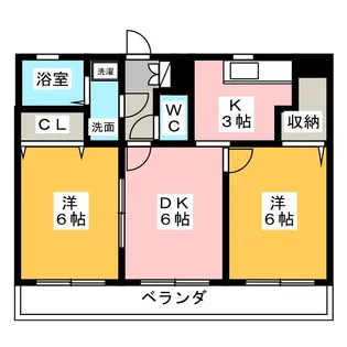 サンメゾン7【4階】の間取り