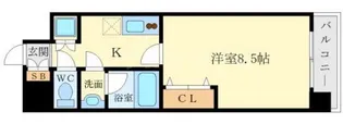 カルム千昇II【4階】の間取り
