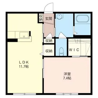 マサール1号館【1階】の間取り