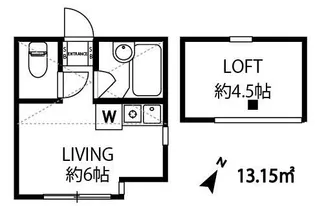 リヴェール鶴ヶ峰【1階】の間取り