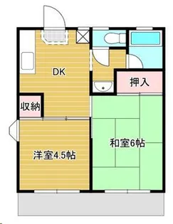 グリーンハイツ【1階】の間取り
