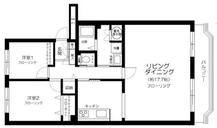 ライオンズマンション行徳【1階】の間取り