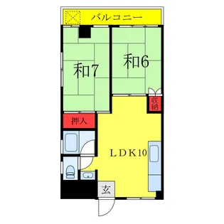 メゾンフタヤ【2階】の間取り