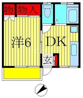 松ヶ丘ハイム【2階】の間取り
