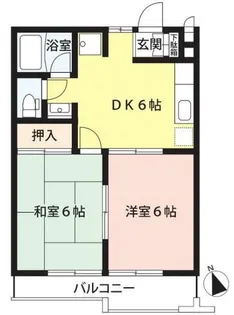 ロキシーヴィル川口A【3階】の間取り
