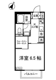 コンフォールオリモ【2階】の間取り