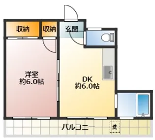 トーワビル【4階】の間取り