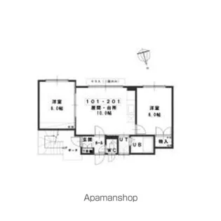 ルミエール93【1階】の間取り