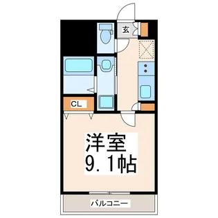 フォーエス本山【9階】の間取り