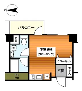 パークアクシス横浜井土ヶ谷【2階】の間取り