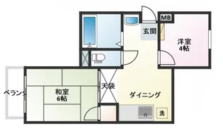 成増第2シャトレ【2階】の間取り