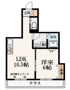 栄華マンション【1階】の間取り