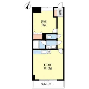 エレンシア【3階】の間取り