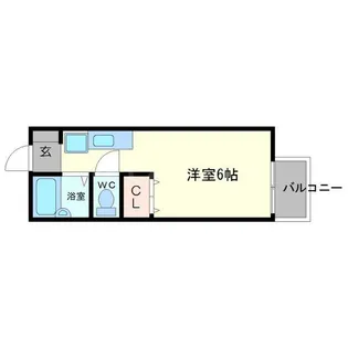 クイーンズコート豊島【2階】の間取り