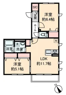 フォワード【2階】の間取り