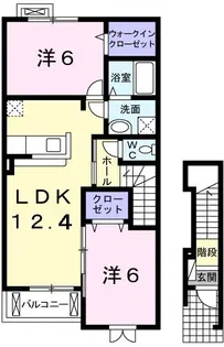 Frieden【2階】の間取り