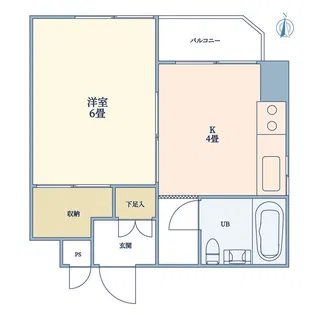 ワールドパレス経堂【2階】の間取り