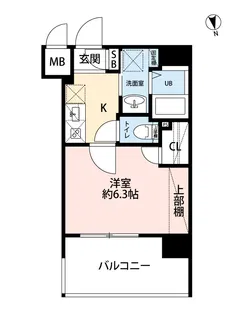 サヴォイ レトワール セレステ【7階】の間取り