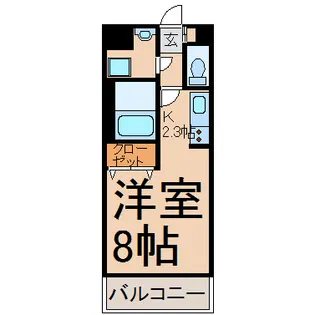 YKグリーンハイツ【1階】の間取り