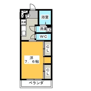リブリ・ラウレア小幡【1階】の間取り