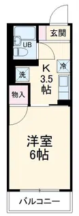 ドミトリー中浦和【1階】の間取り
