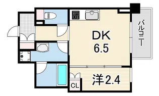 ジオエント阪神西宮【3階】の間取り