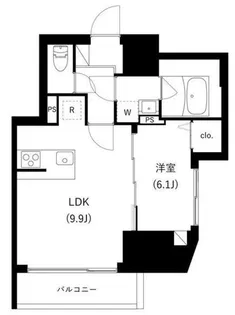 WHARF駒込【4階】の間取り
